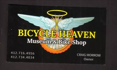 Bicycle Heaven--Business Card--Pittsburgh Pennsylvania • $0.99