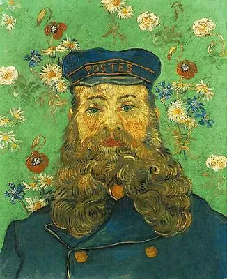 Beautiful Art Oil Painting Vincent Van Gogh - Poster Joseph Roulin Postman & Cap • $80.99