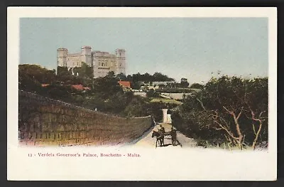 £3.99 • Buy Rare Malta 1895 Undivided Back Postcard Verdala Governor’s Palace Boschetto