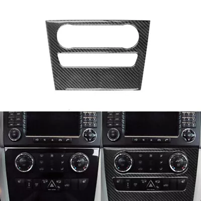 Carbon Fiber Multimedia Button Cover Trim For Mercedes Benz M-class W164 2006-11 • $18.88