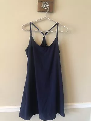 Crane Womens Size L Athleisure Dress Blue Racerback Tennis Golf • $15.99