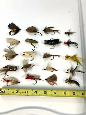 20 Vintage Fly Rod Fishing Lure Collection • $75