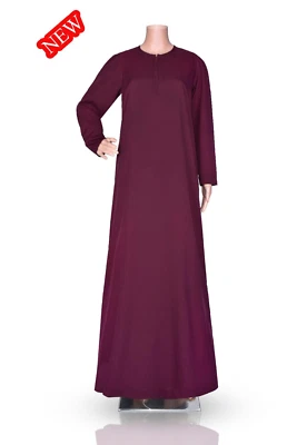 £13.99 • Buy Plain Abaya UK Sizes 8 - 28 - Length 48 - 62  Dress Burqa Kaftan Farasha Jilbab