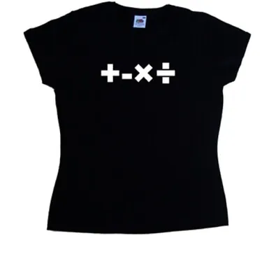 Maths Signs Ladies T-Shirt • £12.99