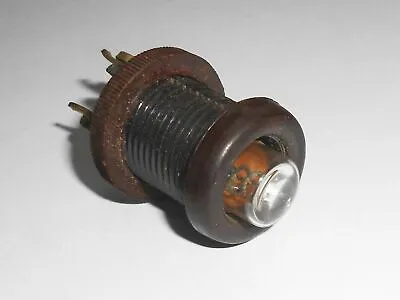 Old Bakelit Socket Hazard Lights Socket NOS 1940 Vintage Car Accessories Cockpit • $31.85