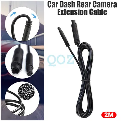 4-pin Car Dash Rear Camera Wire Extension Cable Reverse Cam Extension Wire Cord • $8.27