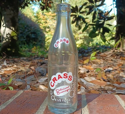 $29.95 • Buy Vintage CRASS DELICIOUS BEVERAGES Alexandria VIRGINIA VA ACL SODA BOTTLE 