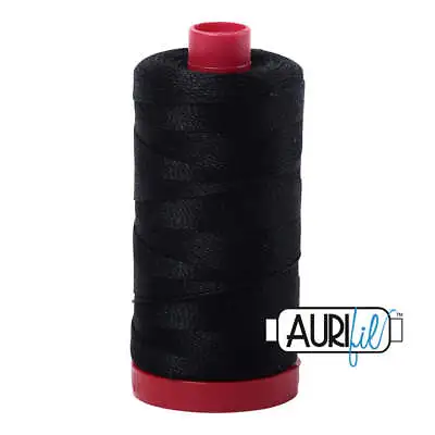 Aurifil 12WT LARGE SPOOLS Solid Variegated Mako Cotton Thread - 386 Yards Each • $13.40