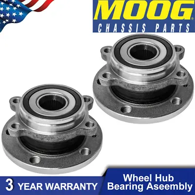 2x MOOG Front Wheel Hub & Bearing 513253 For 06-18 VW JETTA Passat 10-13 Golf • $129.04