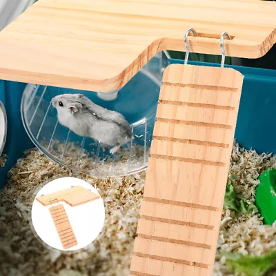  Hamster Cage Supply Guinea Pig Platform And Ladders Hideout Ramp Thicken • £13.15