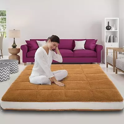 Winter Japanese Floor Mattress 4 Inch Extra Thick Futon Mat Twin/Full/Queen Size • $89