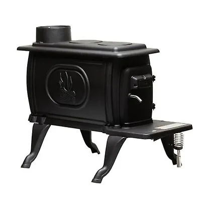 $464.19 • Buy US Stove Company Rustic 900 Square Foot Clean Burning Cast Iron Log Wood Stove