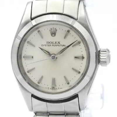 Vintage ROLEX Oyster Perpetual 6623 Steel Automatic Ladies Watch BF569951 • $1516.94