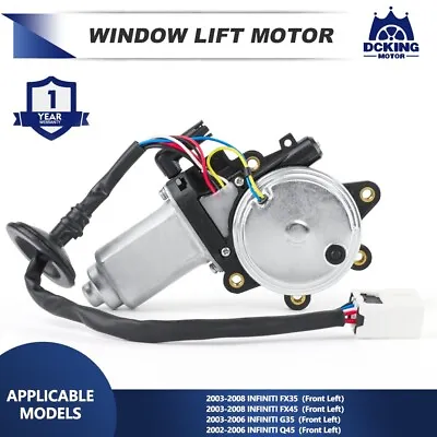 Window Motor For Infiniti FX35 FX45 03-08 & G35 03-06 & Q45 02-06 Front Left LH • $29.99