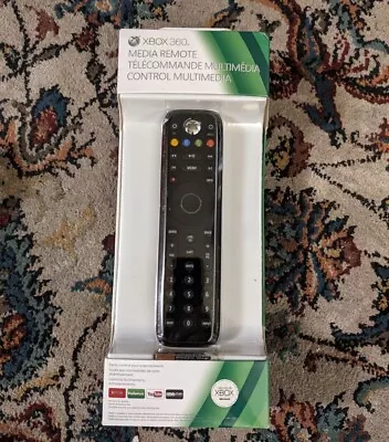 Microsoft Xbox 360 Black Universal Multimedia Remote Controller CIB SEALED NEW • $23.99