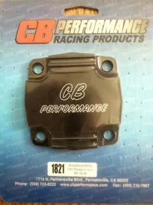 $28.99 • Buy Vw Cb Billet Aluminum  Oil Pump Cover Bug Buggy Sandrail Black Cb1821