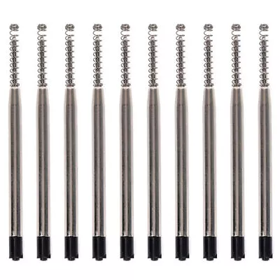 10pc Ink Pen Point Refill Ballpoint 1mm Medium Tips For Parker Pen With Spring • $6.54