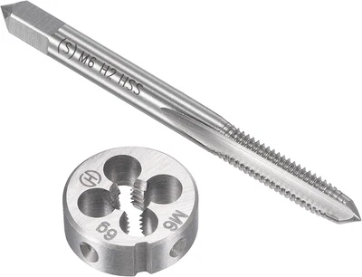 £13.82 • Buy Sourcing Map M6 X 1mm Metric Tap And Die Set, HSS Machine Thread Screw Tap With