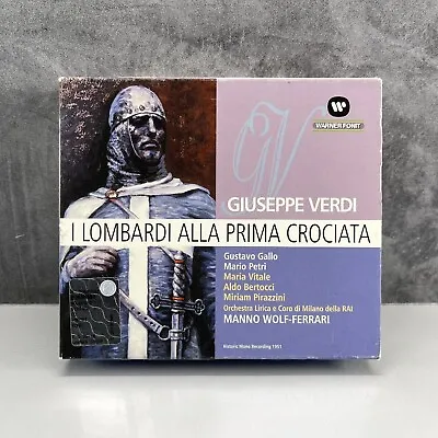 Giuseppi Verdi - I Lombardi Alla Prima Crociata (CD 2-Disc Set) W/ Booklet • $34.99