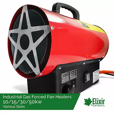 £74.99 • Buy Industrial Gas Heater | 10, 15, 30 & 50kw | Farms, Workshops & Greenhouses