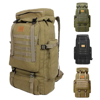 70L Military Tactical Backpack Rucksack Travel Bag For Camping Hiking Outdoor • $22.98