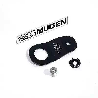 Black Radiator Stay Bracket Bolt 96-00 Honda Civic Ek Ep S2000 Mugen Emblem • $25.95