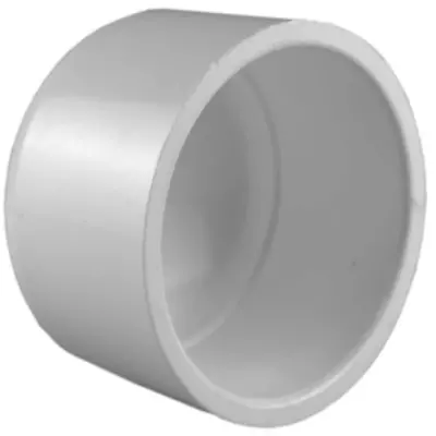 Charlotte Pipe Socket Cap Fitting 8 Inch PVC Schedule 40 Irrigation Water Parts • $53.16