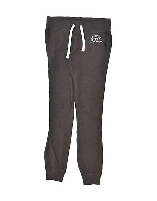 JACK WILLS Womens Tracksuit Trousers Joggers UK 8 Small  Grey Cotton AZ85 • £16.62