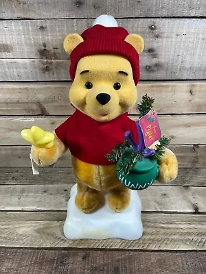 Winnie The Pooh Moving Doll Figure 1997 Disney Telco Motion-ette Christmas Decor • $34.99