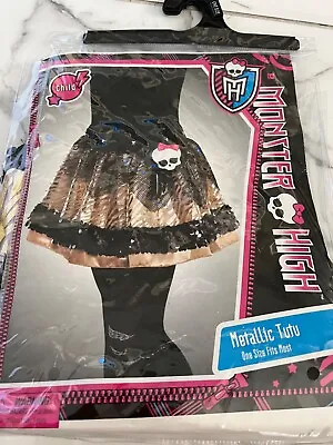 Monster High Metallic Tutu Child One Size Halloween Costume  • $14.99