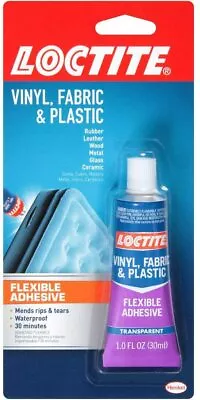 £13.99 • Buy Loctite Vinyl, Fabric & Plastic Glue Transparent 1fl.oz (30ml) UK STOCK