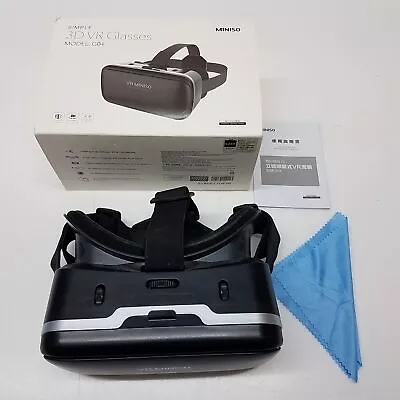 Miniso Simple 3-D VR Virtual Reality Glasses Headset G04 Black • $9.99