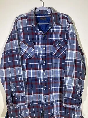 Vintage Sportswear By Country Touch Quilted Flannel Jacket Shirt XL Very Good • $19.99