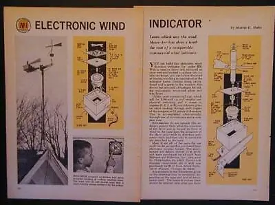 $5.99 • Buy Electronic Wind Direction Indicator How-To Build PLANS