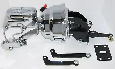 8  Chrome Disc Disc Brake Booster Kit For 62-74 A B E Body Mopar Chrysler Dodge • $247.87