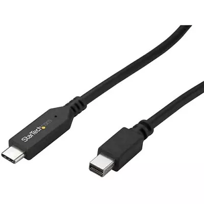 StarTech.com 1m / 3.3ft USB-C To Mini DisplayPort Cable - 4K 60Hz - Black - USB • $52.32