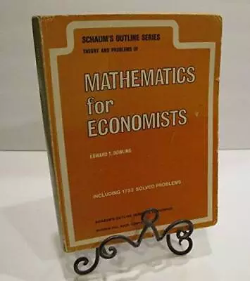 Schaums Outline Of Theory And Problems Of Mathematics For Economists (Sc - GOOD • $6.33
