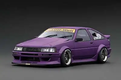 1:18 Toyota AE86 RWB -- Matte Purple -- Ignition Model IG2610 • $549.99