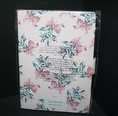 VERA BRADLEY HAPPINESS RETURNS PINK Journal NWT NIP • $20.10