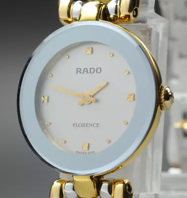 [Near MINT] RADO Florence 153.3678.2 Women's Silver Dial Dress Quartz From JAPAN • £174.12