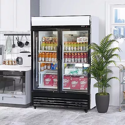 Fricool 2-Glass Door Merchandiser Refrigerator Beverage Cooler  NEW • $1950