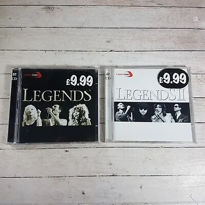 Capital Gold Legends & Legends 2 By Various Artists CD Albums X2 • £6.95