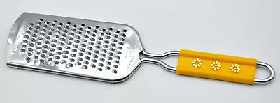 Vintage Travco Cheese Veggie Grater Zeater W/ Daisies Retro Decor Yellow Gold • $12.95