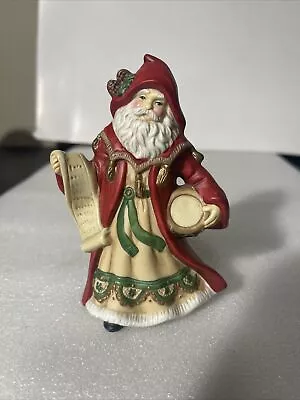 Midwest Of Cannon Falls Vintage Santa Figurine W/Scroll & Drum - OldWorld Saints • $18