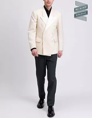 RRP€1990 MAISON MARGIELA Wool Blazer Jacket IT48 US36 S Silk Lapel Made In Italy • $348.46
