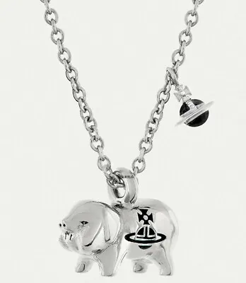 New~ Vivienne Westwood Nana Punk Style Pig Pendant Silver Tone Necklace#208 • $93