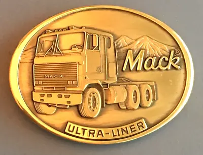 Rare Mack  Ultra-liner Model Cabover Truck  Belt Buckle Ultraliner • $99.90