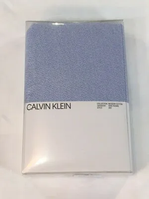 Calvin Klein Pair Of 2 King Pillow Shams - Ray Periwinkle Cream • $47.50