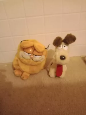 £35.85 • Buy Vintage Dakin 1981 & 1983 Garfield & Odie Plush Figures Retro 11  Tall