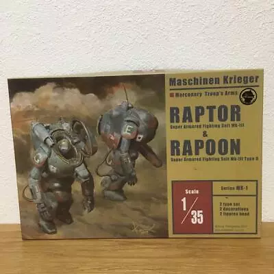 1/35 Raptor & Rapoon (set Of 2) Plastic Model Ma.K Maschinen Krieger Aquamarine • $113.34